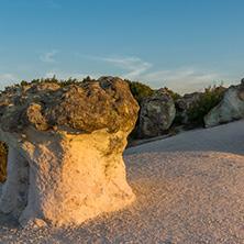 Rock formation Stone Mushrooms near Beli plast village, Kardzhali Region, Bulgaria