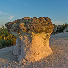 Rock formation Stone Mushrooms near Beli plast village, Kardzhali Region, Bulgaria