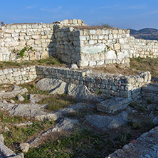 Sunrise view of The ancient Thracian city of Perperikon, Kardzhali Region, Bulgaria