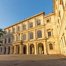 ROME, ITALY - JUNE 24, 2017: Sunset view of Palazzo Barberini - National Gallery of Ancient Art in Rome, Italy