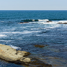Seascape with Bird island near town of Tsarevo, Burgas Region, Bulgaria