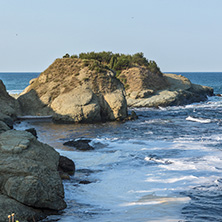 Seascape with Bird island near town of Tsarevo, Burgas Region, Bulgaria