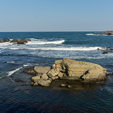 Seascape with Bird island near town of Tsarevo, Burgas Region, Bulgaria