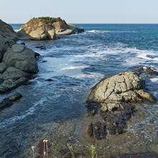 Seascape with Bird island near town of Tsarevo, Burgas Region, Bulgaria