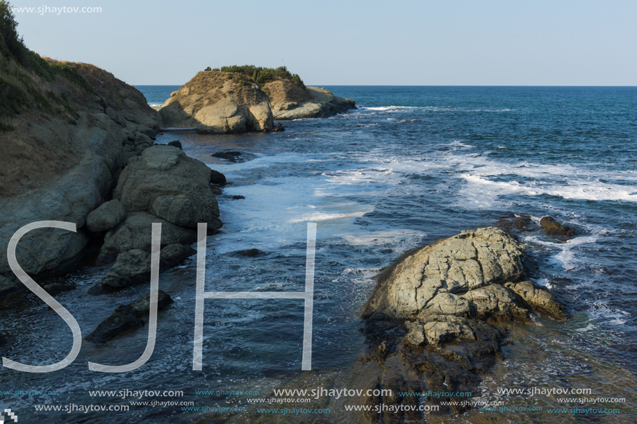 Seascape with Bird island near town of Tsarevo, Burgas Region, Bulgaria