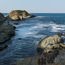 Seascape with Bird island near town of Tsarevo, Burgas Region, Bulgaria