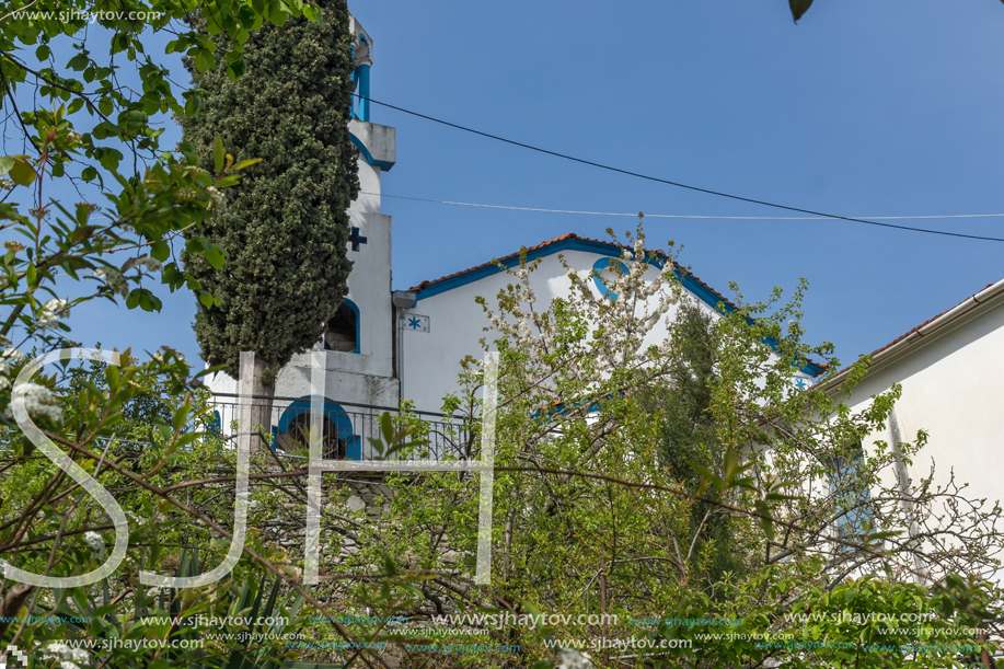 Orthodox church in village of Potamia, Thassos island,  East Macedonia and Thrace, Greece