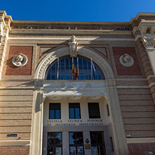 MADRID, SPAIN - JANUARY 21, 2018:  National Museum of Natural Sciences at Paseo de la Castellana street in City of Madrid, Spain