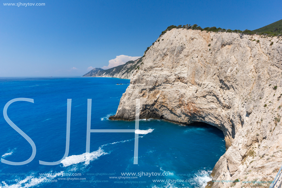 Rocks near Porto Katsiki Beach, Lefkada, Ionian Islands, Greece