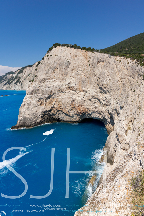 Rocks near Porto Katsiki Beach, Lefkada, Ionian Islands, Greece