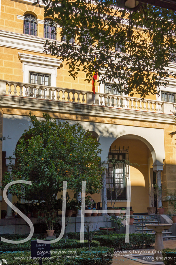 MADRID, SPAIN - JANUARY 21, 2018: Facade of Museum Sorolla in City of Madrid, Spain