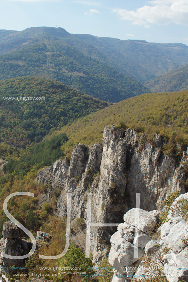 Amazing Panoramic view of Iskar Gorge, Balkan Mountains, Bulgaria