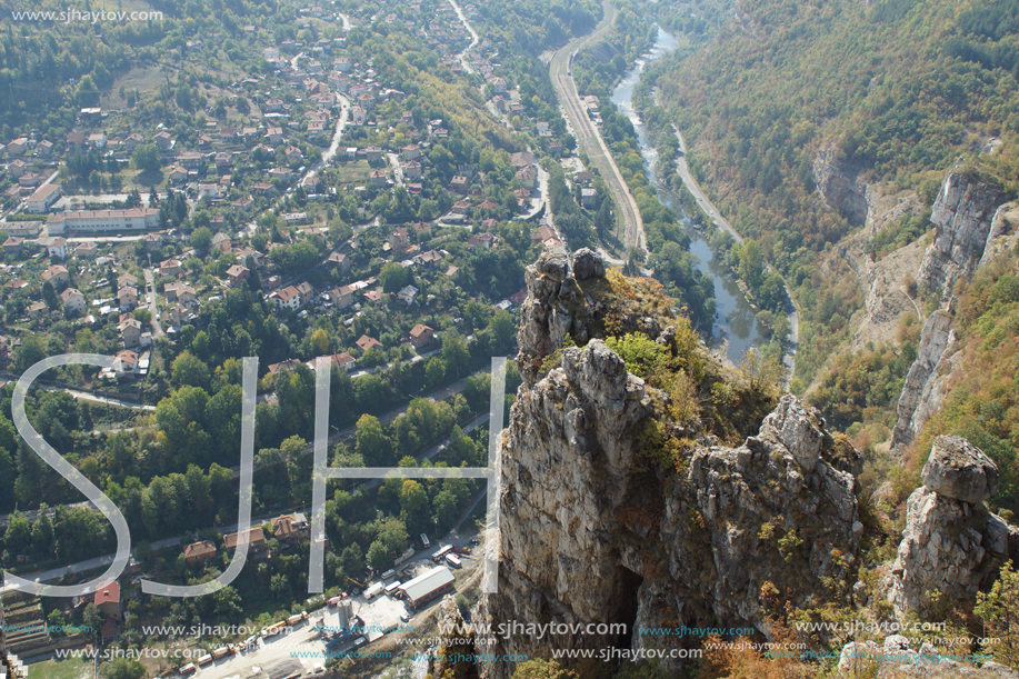 Amazing Panoramic view of Iskar Gorge, Balkan Mountains, Bulgaria