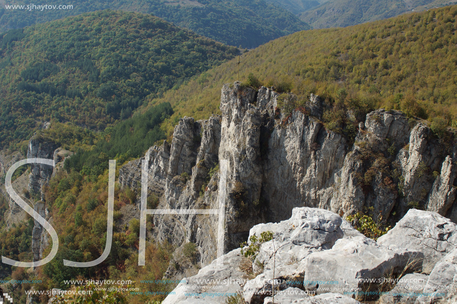 Amazing Panoramic view of Iskar Gorge, Balkan Mountains, Bulgaria