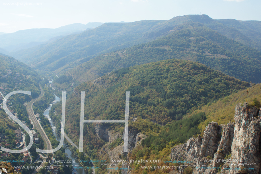 Amazing Panoramic view of Iskar Gorge, Balkan Mountains, Bulgaria