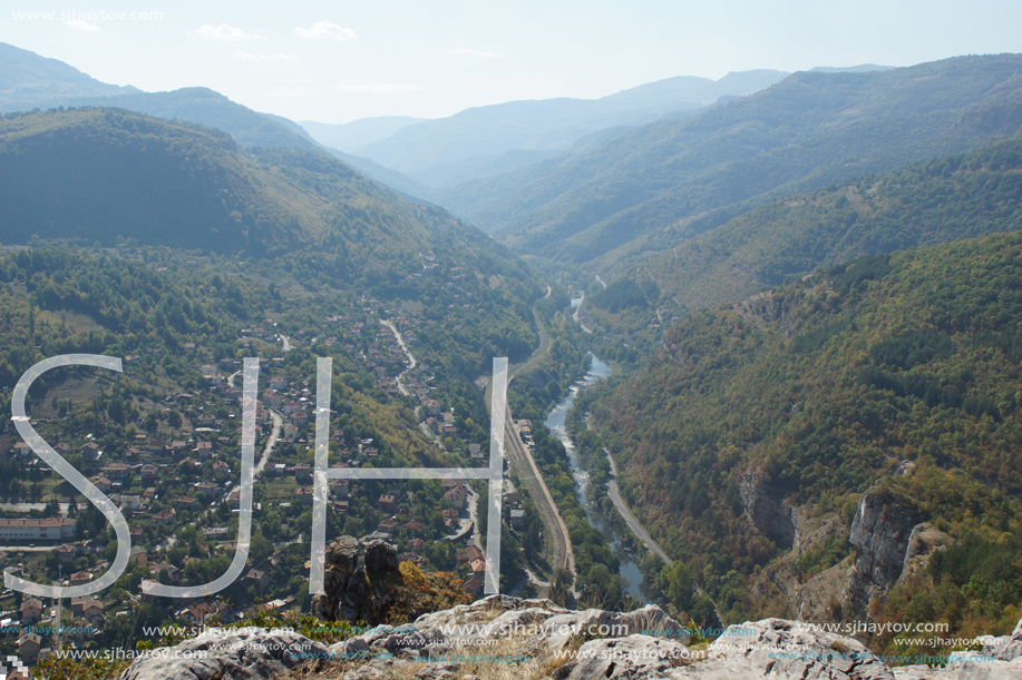 Amazing Panoramic view of Iskar Gorge, Balkan Mountains, Bulgaria