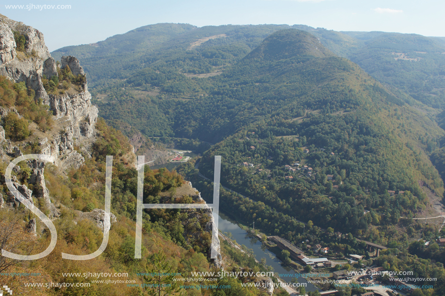 Amazing Panoramic view of Iskar Gorge, Balkan Mountains, Bulgaria