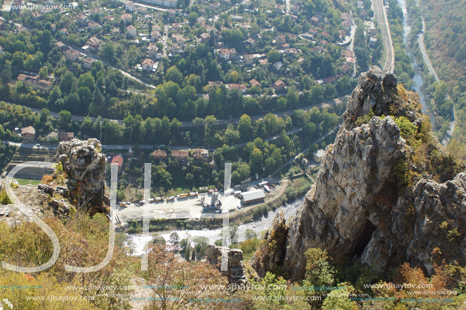 Amazing Panoramic view of Iskar Gorge, Balkan Mountains, Bulgaria