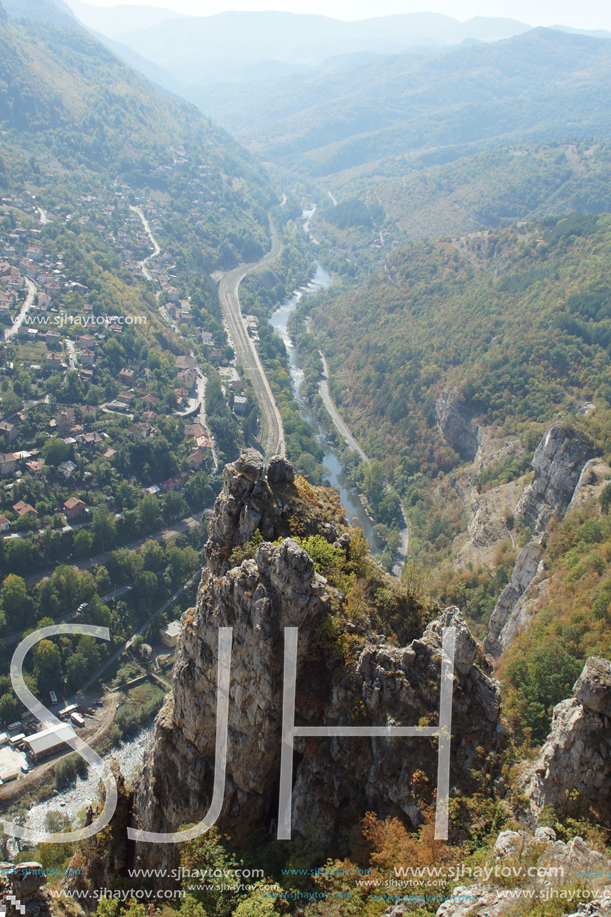 Amazing Panoramic view of Iskar Gorge, Balkan Mountains, Bulgaria