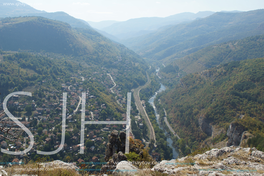 Amazing Panoramic view of Iskar Gorge, Balkan Mountains, Bulgaria