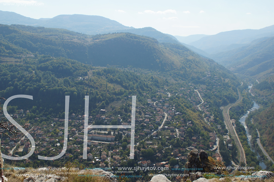 Amazing Panoramic view of Iskar Gorge, Balkan Mountains, Bulgaria