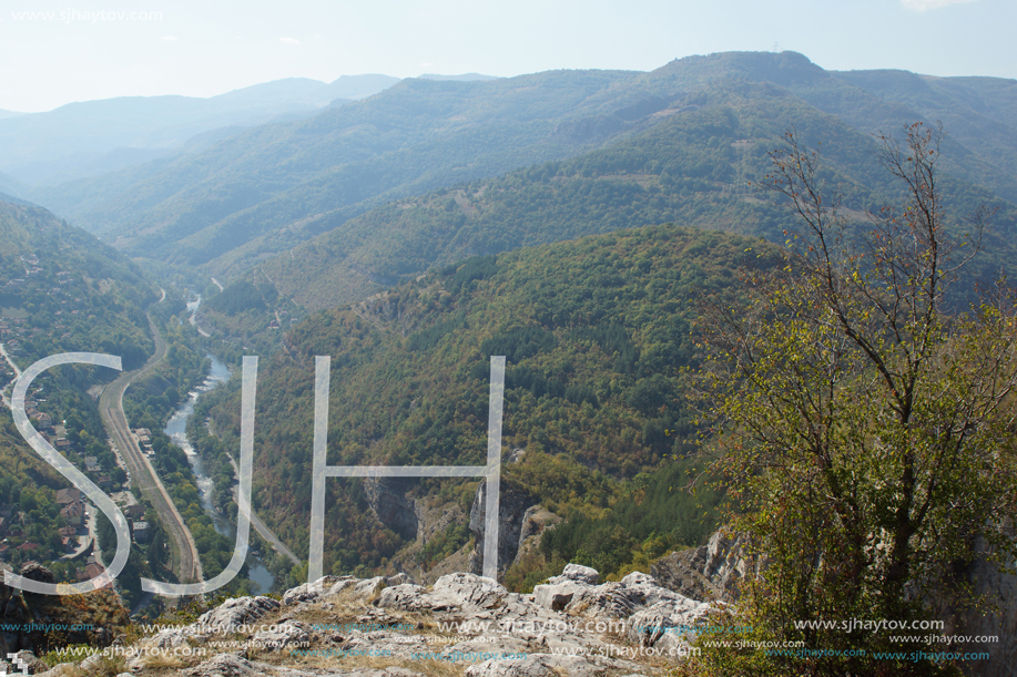 Amazing Panoramic view of Iskar Gorge, Balkan Mountains, Bulgaria