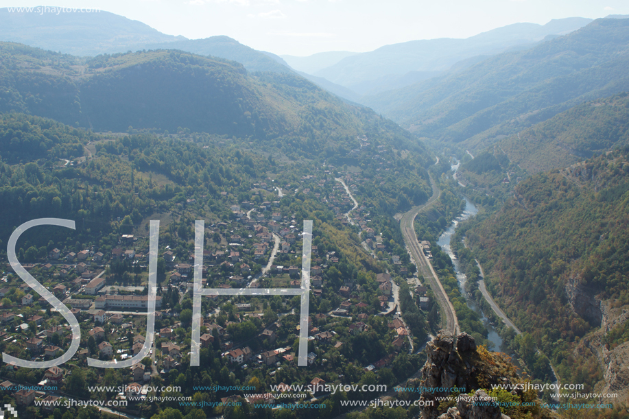 Amazing Panoramic view of Iskar Gorge, Balkan Mountains, Bulgaria