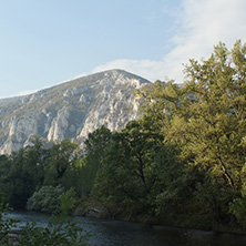 Amazing Panoramic view of Iskar Gorge near Cherepish Monastery, Balkan Mountains, Bulgaria