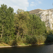 Amazing Panoramic view of Iskar Gorge near Cherepish Monastery, Balkan Mountains, Bulgaria