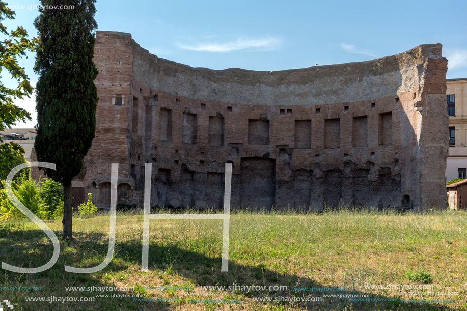 ROME, ITALY - JUNE 23, 2017: Ruins of Domus Aurea in city of Rome, Italy