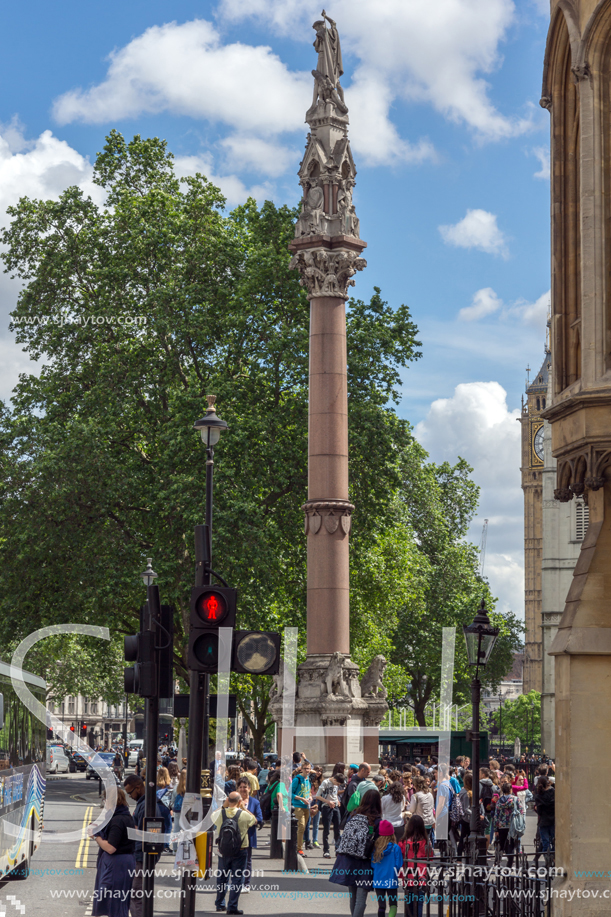 LONDON, ENGLAND - JUNE 15 2016: Panoramic view of Westminster, London, England, Great Britain