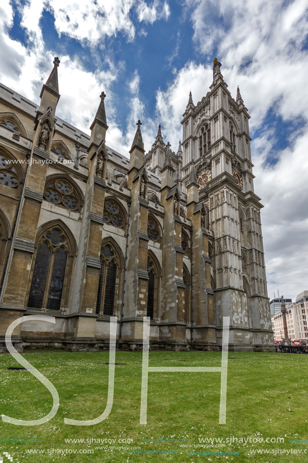 LONDON, ENGLAND - JUNE 15 2016: Church of St. Peter at Westminster, London, England, Great Britain