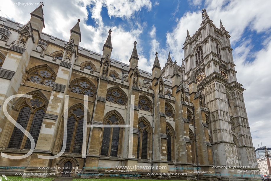 LONDON, ENGLAND - JUNE 15 2016: Church of St. Peter at Westminster, London, England, Great Britain