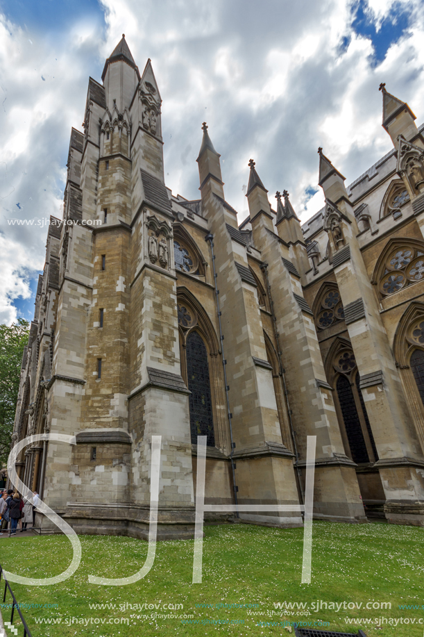 LONDON, ENGLAND - JUNE 15 2016: Church of St. Peter at Westminster, London, England, Great Britain