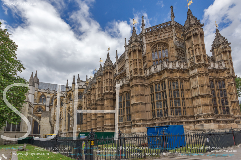 LONDON, ENGLAND - JUNE 15 2016: Church of St. Peter at Westminster, London, England, Great Britain