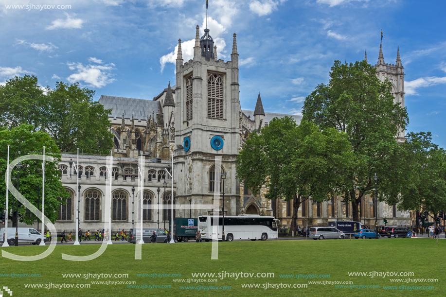 LONDON, ENGLAND - JUNE 15 2016: Church of St. Peter at Westminster, London, England, Great Britain