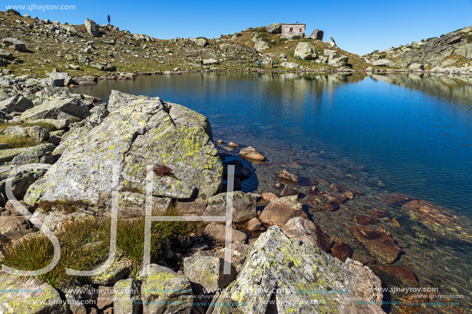 Amazing landscape of The Scary lake, Rila Mountain, Bulgaria