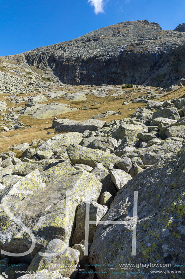 Amazing landscape of Rila Mountain near The Scary lake, Bulgaria