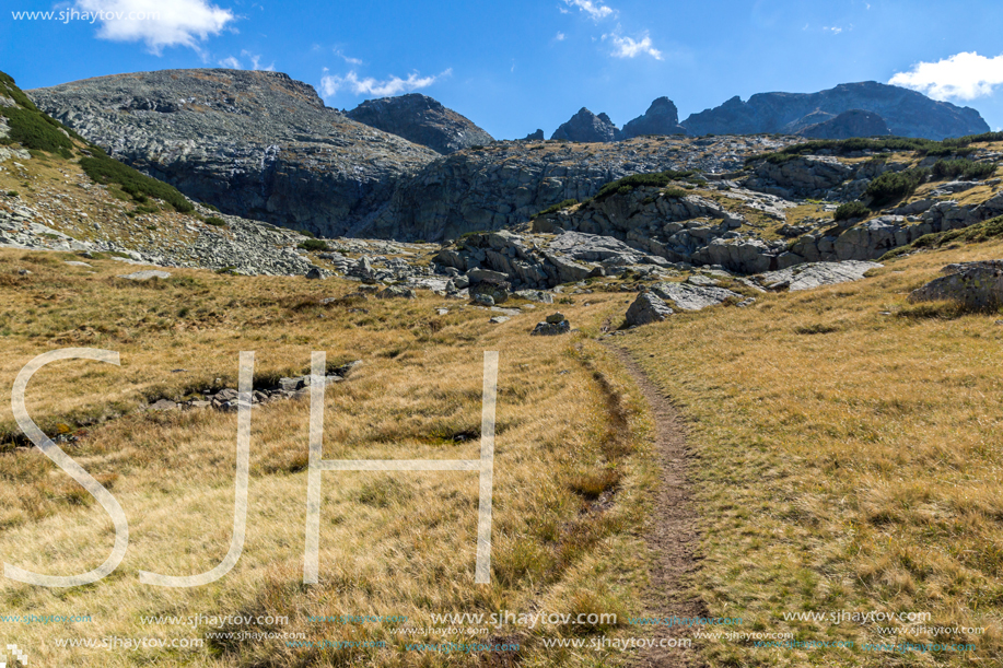 Amazing landscape of Rila Mountain near The Scary lake, Bulgaria