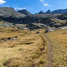 Amazing landscape of Rila Mountain near The Scary lake, Bulgaria