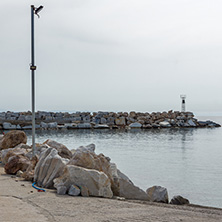 Small port at Thassos island, East Macedonia and Thrace, Greece