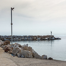 Small port at Thassos island, East Macedonia and Thrace, Greece