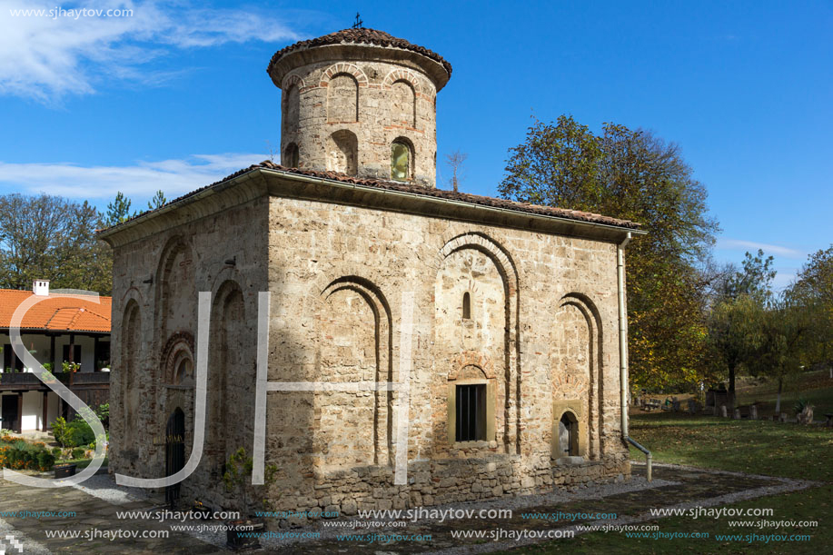 Autumn view of The 11th century  Zemen Monastery, Pernik Region, Bulgaria