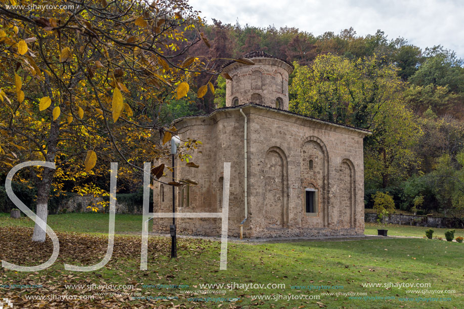 Autumn view of The 11th century  Zemen Monastery, Pernik Region, Bulgaria