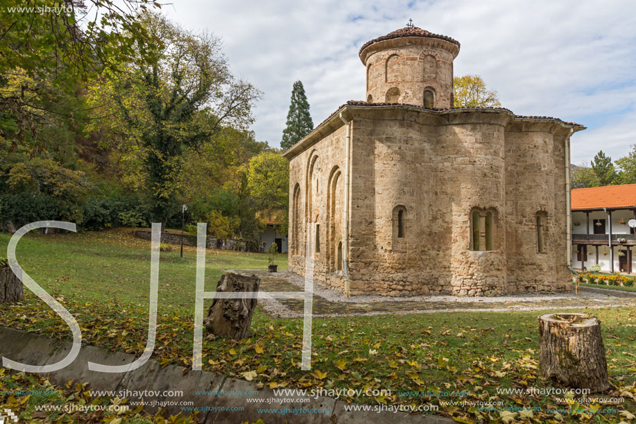 Autumn view of The 11th century  Zemen Monastery, Pernik Region, Bulgaria