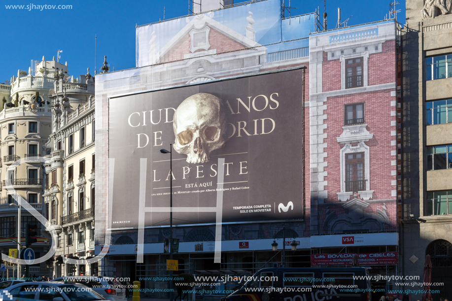 MADRID, SPAIN - JANUARY 21, 2018:  Church of San Jose in City of Madrid, Spain