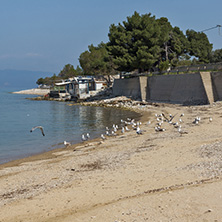 Amazing view of Skala Sotiros, Thassos island, East Macedonia and Thrace, Greece