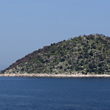 Panorama of Thasopoula Island, East Macedonia and Thrace, Greece