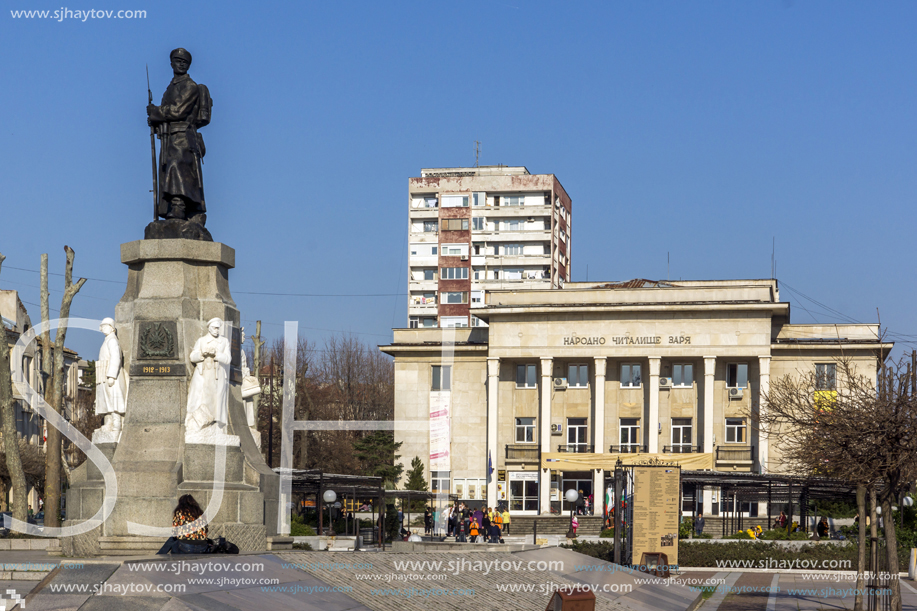 HASKOVO, BULGARIA - MARCH 15, 2014: Monument of Fallen in Wars in the center of City of Haskovo, Bulgaria