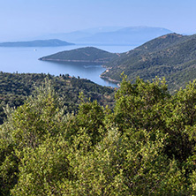 Amazing landscape of coastline of Lefkada, Ionian Islands, Greece